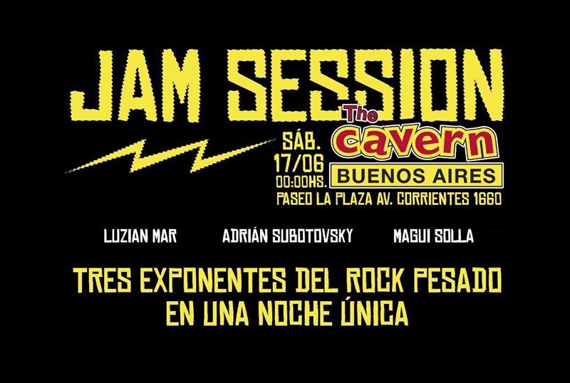 JAM SESSION – THE CAVERN – SÁBADO 17/06/2017